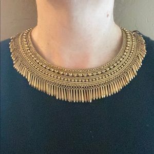 Stella and Dot beaded collar statement necklace